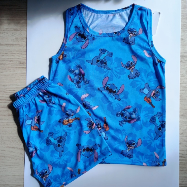 Pijama Menina Infantil Stitch