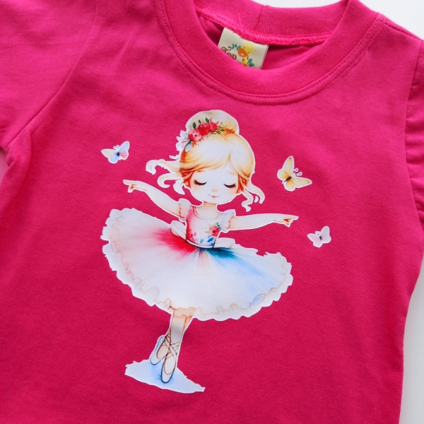 Camiseta Infantil Menina Bailarina - Image 3