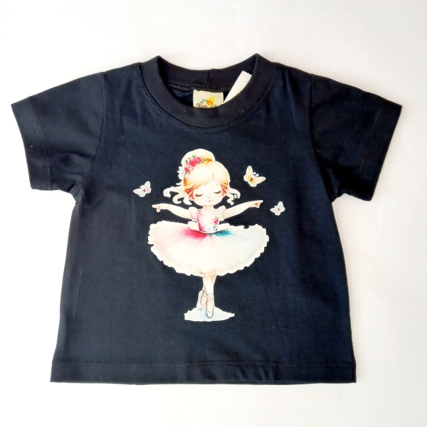 Camiseta Infantil Menina Bailarina