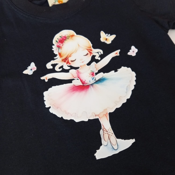 Camiseta Infantil Menina Bailarina - Image 3