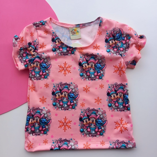 Camiseta Menina Infantil de Natal