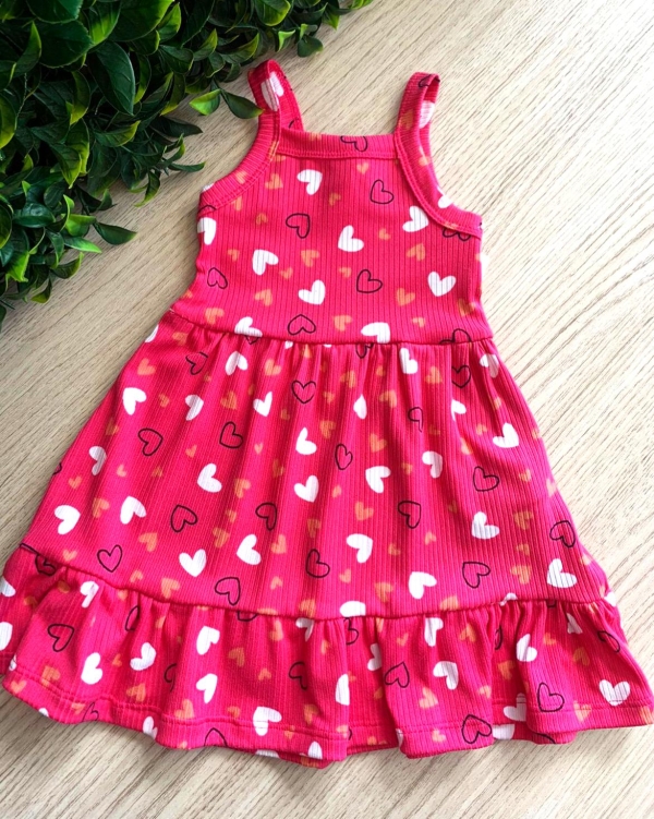 VESTIDO INFANTIL CANELADO