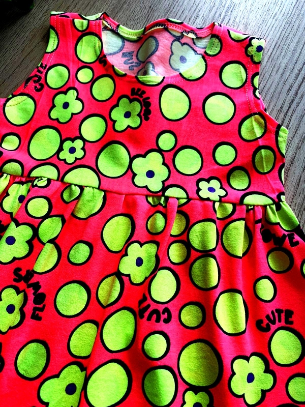 VESTIDO ESTAMPA NEON COM FLORES - Image 3